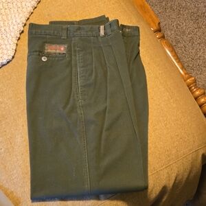 Bugle Boy Green Chinos Classic Style